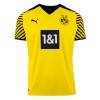 Billiga Fotbollströjor BVB Borussia Dortmund Hemma tröja 2021/22 Kortärmad 